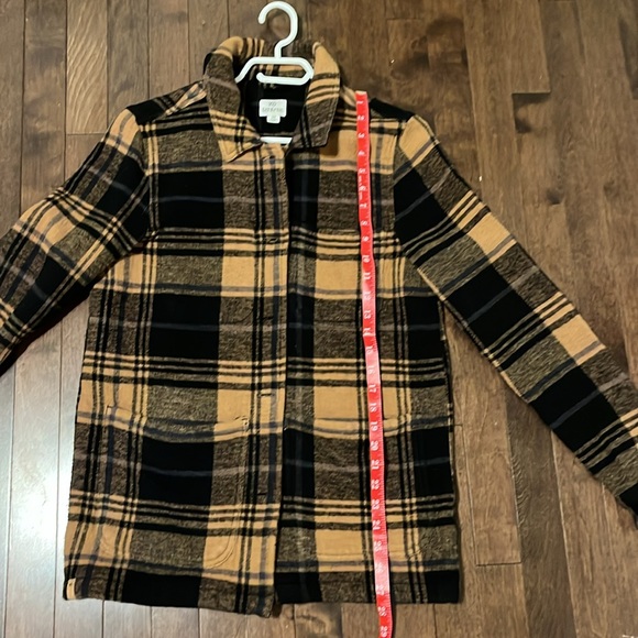 Women’s Flannel Utility Jacket Tentree XS Organic Cotton Plaid Shacket Casual - Picture 11 of 13
